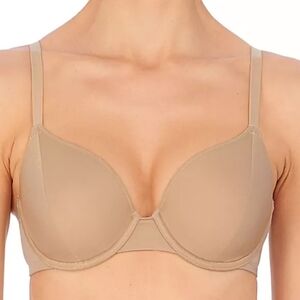 Natori Side Effect Full Fit Contour Underwire Bra Size 34DD Color Cafe